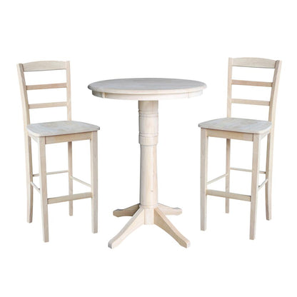 30" Round Top Pedestal Table - 28.9"H