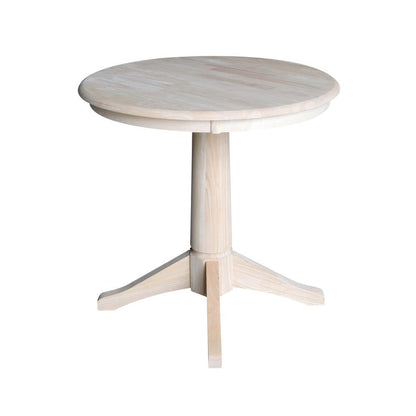 30" Round Top Pedestal Table - 28.9"H