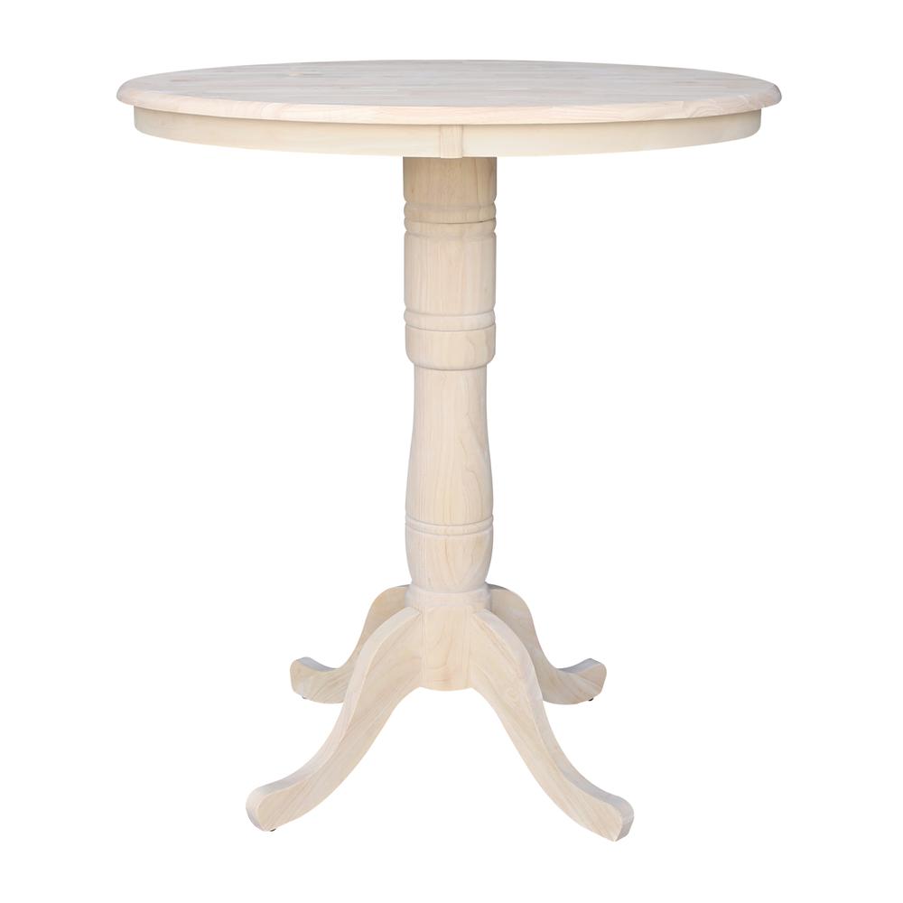 36" Round Top Pedestal Table - 34.9"H