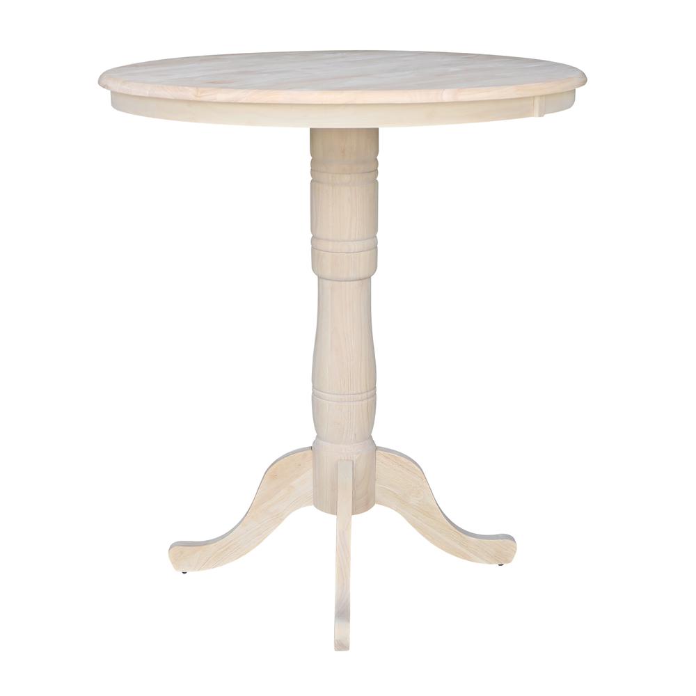 36" Round Top Pedestal Table - 34.9"H