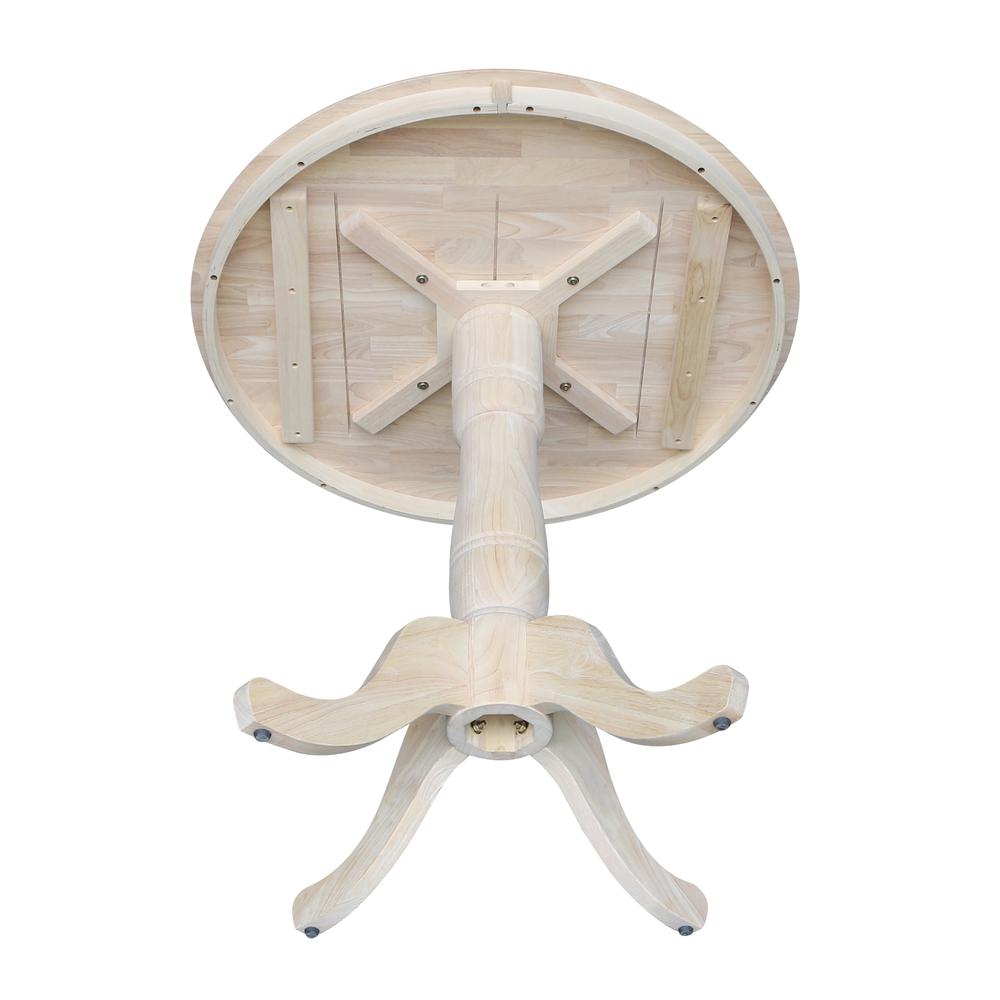 36" Round Top Pedestal Table - 34.9"H