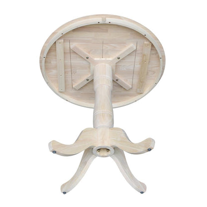 36" Round Top Pedestal Table - 34.9"H