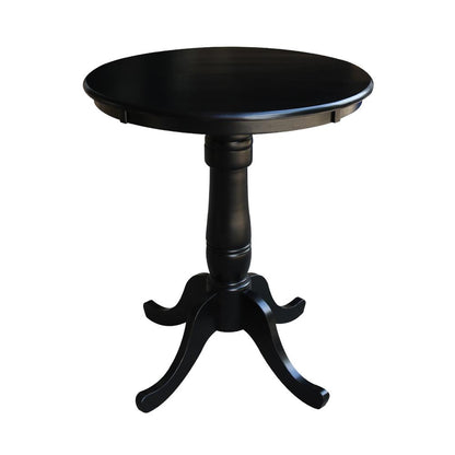 30" Round Top Pedestal Table - 34.9"H