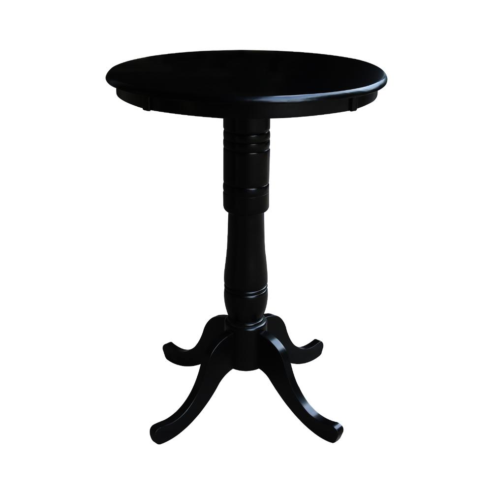 30" Round Top Pedestal Table - 34.9"H