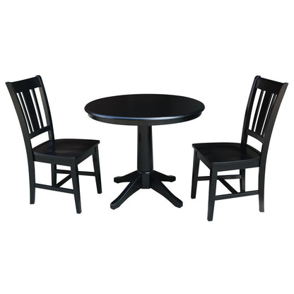 36" Round Top Pedestal Table - 28.9"H