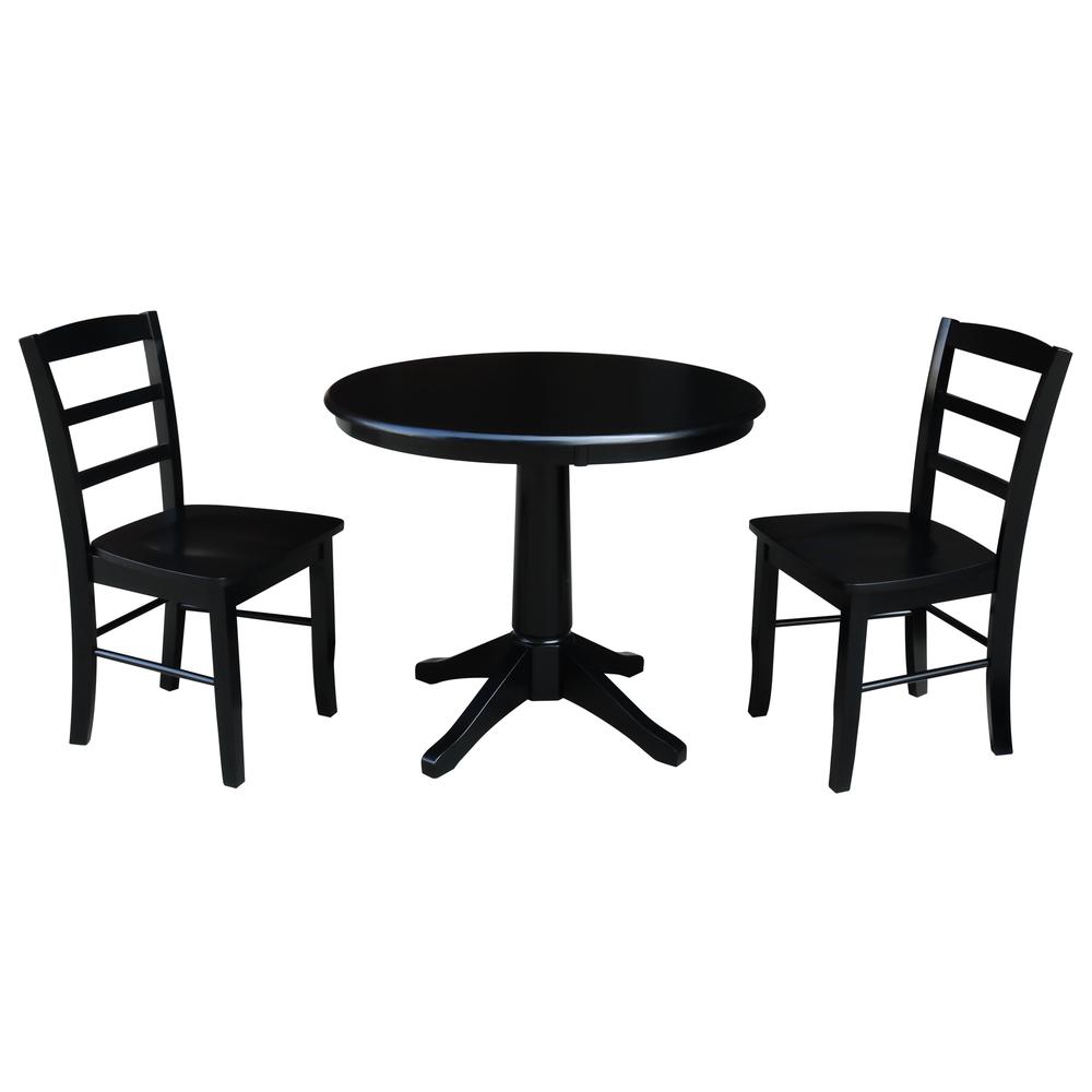 36" Round Top Pedestal Table - 28.9"H