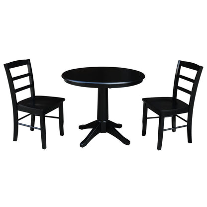 36" Round Top Pedestal Table - 28.9"H