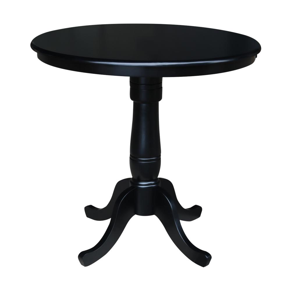 36" Round Top Pedestal Table - 34.9"H