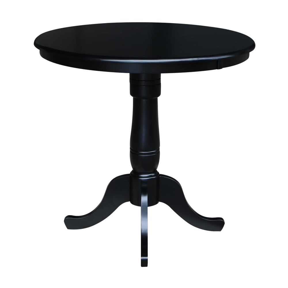 36" Round Top Pedestal Table - 34.9"H