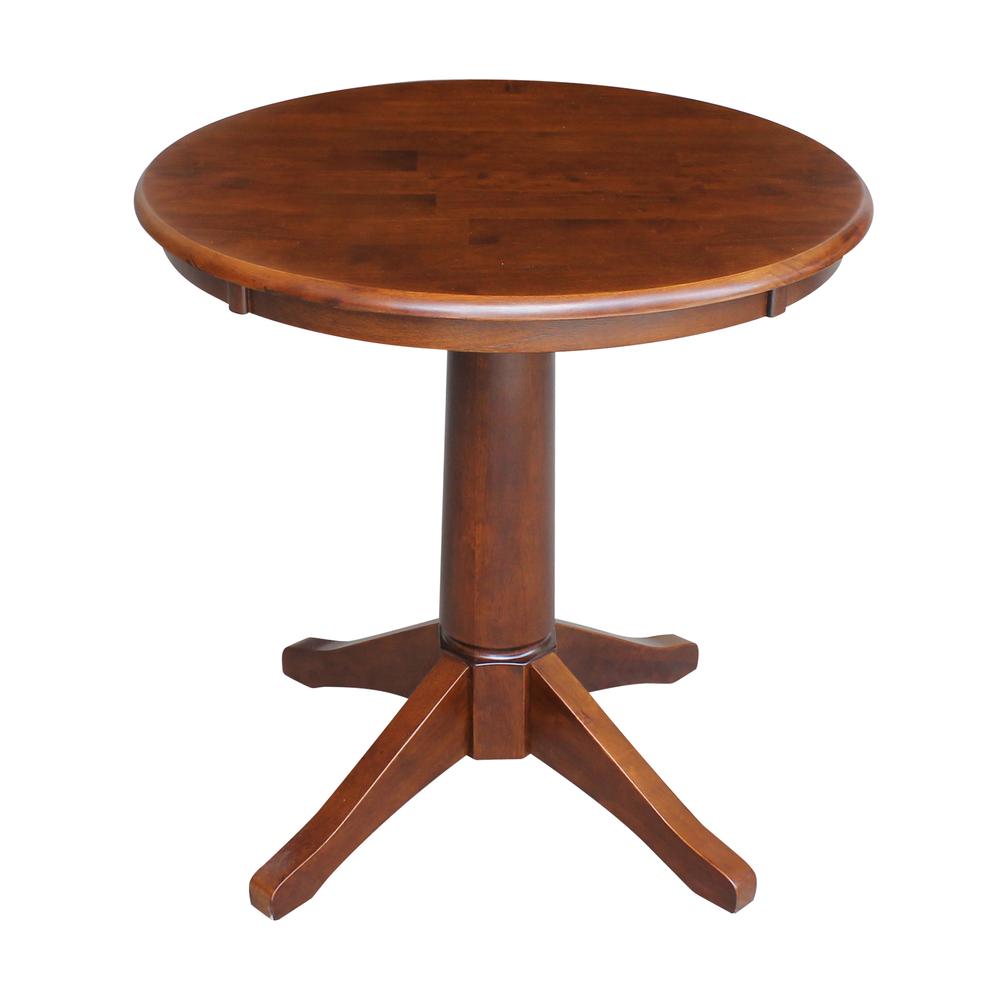 30" Round Top Pedestal Table - 28.9"H