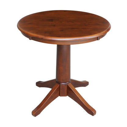 30" Round Top Pedestal Table - 28.9"H