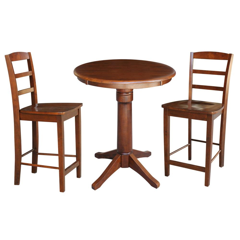 30" Round Top Pedestal Table - 28.9"H