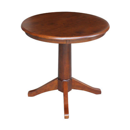 30" Round Top Pedestal Table - 28.9"H