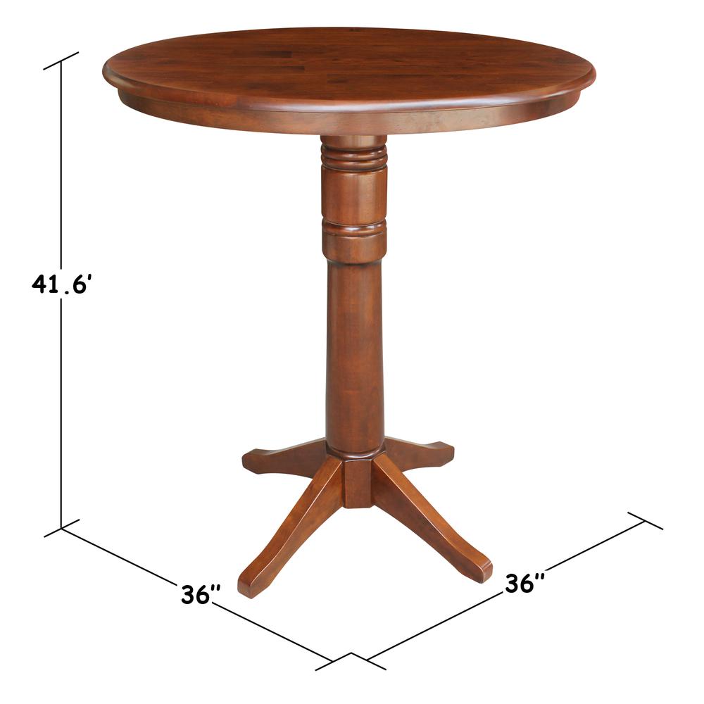 36" Round Top Pedestal Table - 28.9"H