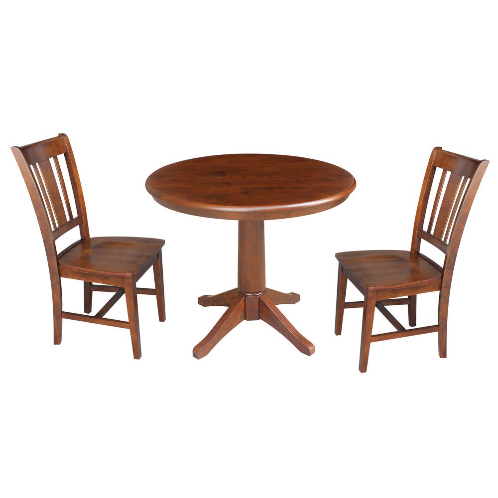 36" Round Top Pedestal Table - 28.9"H