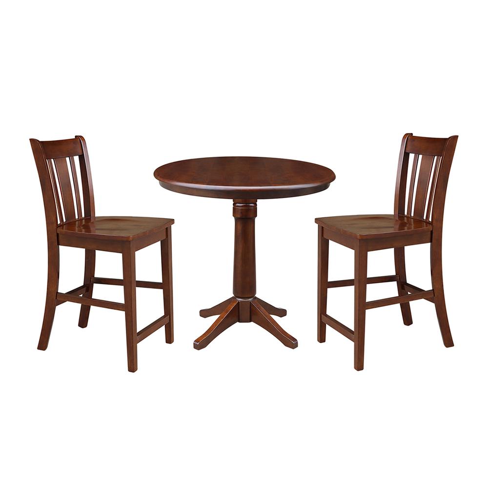 36" Round Top Pedestal Table - 28.9"H