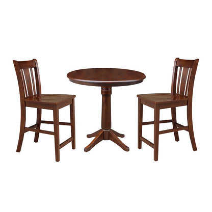 36" Round Top Pedestal Table - 28.9"H