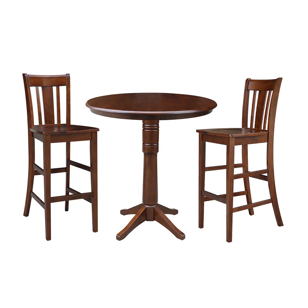 36" Round Top Pedestal Table - 28.9"H