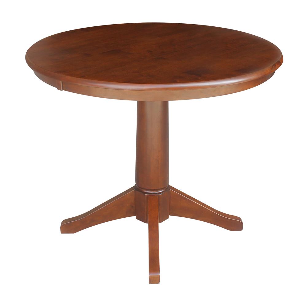 36" Round Top Pedestal Table - 28.9"H
