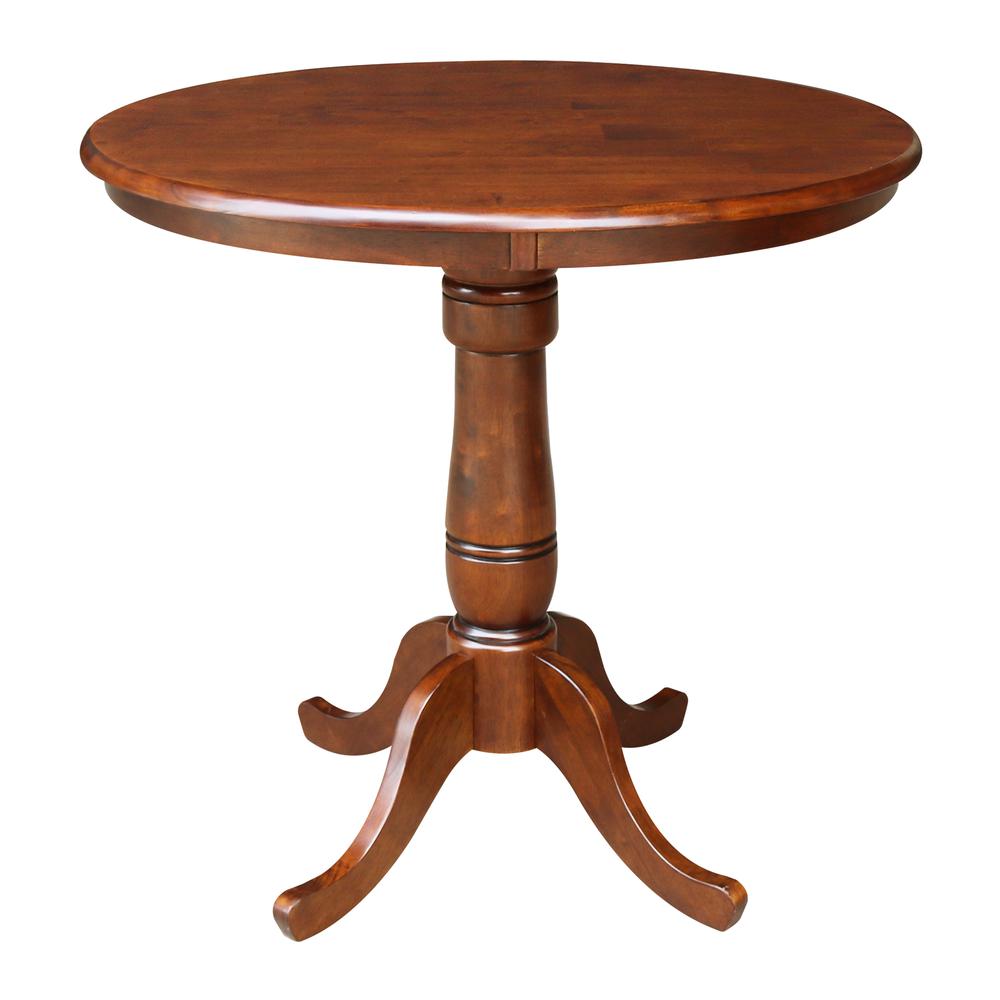 36" Round Top Pedestal Table - 34.9"H