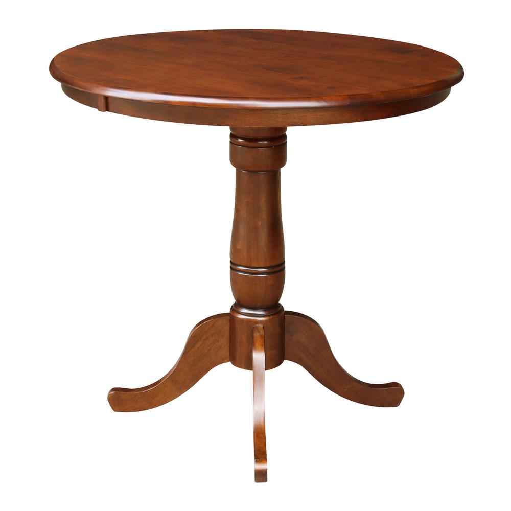 36" Round Top Pedestal Table - 34.9"H