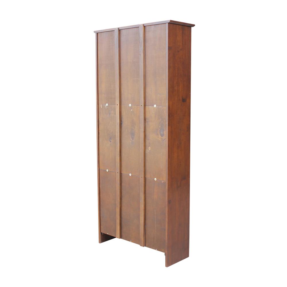 Shaker Bookcase - 72"H , Espresso