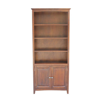 Shaker Bookcase - 72"H , Espresso