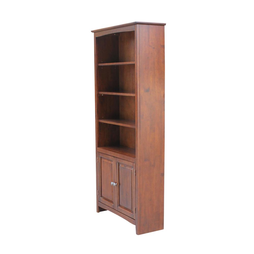 Shaker Bookcase - 72"H , Espresso