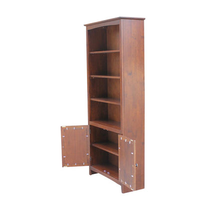Shaker Bookcase - 72"H , Espresso