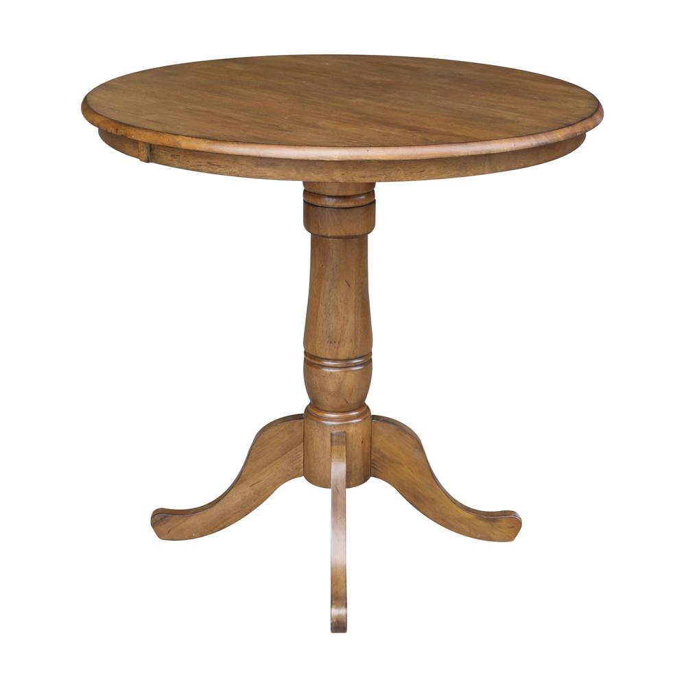 36" Round Top Pedestal Table - 34.9"H