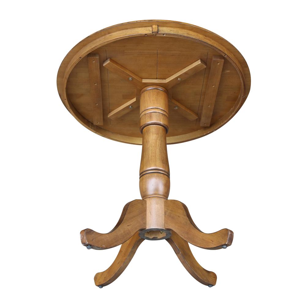 36" Round Top Pedestal Table - 34.9"H