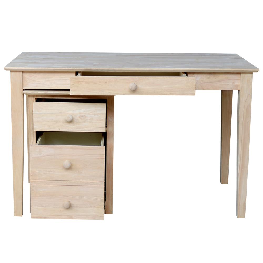 Two drawer File Cabinet with OF-41 desk, Unfinished