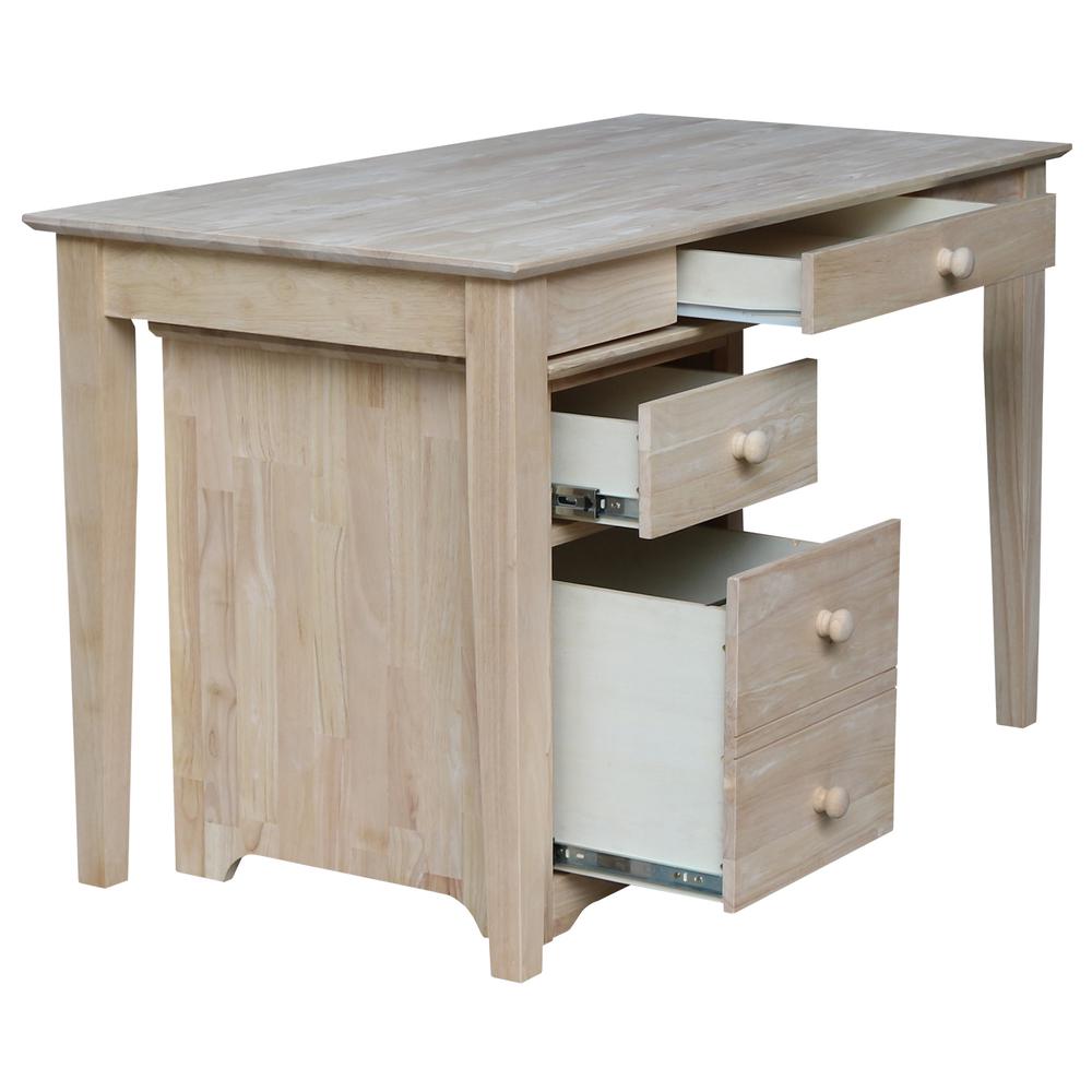 Two drawer File Cabinet with OF-41 desk, Unfinished