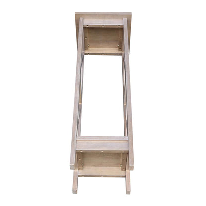 36" X-Sided Plant Stand , Washed Gray Taupe
