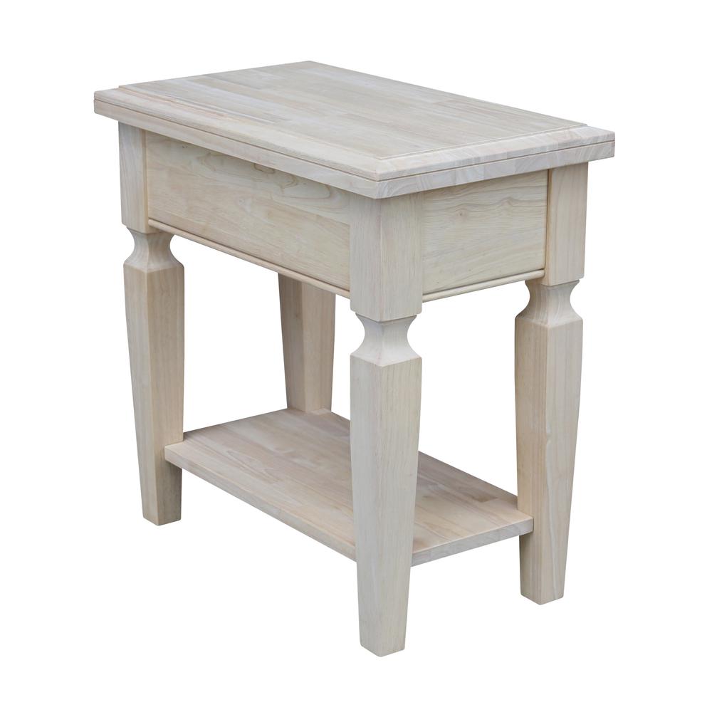 Vista Side Table, Unfinished, Unfinished