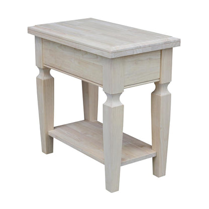 Vista Side Table, Unfinished, Unfinished