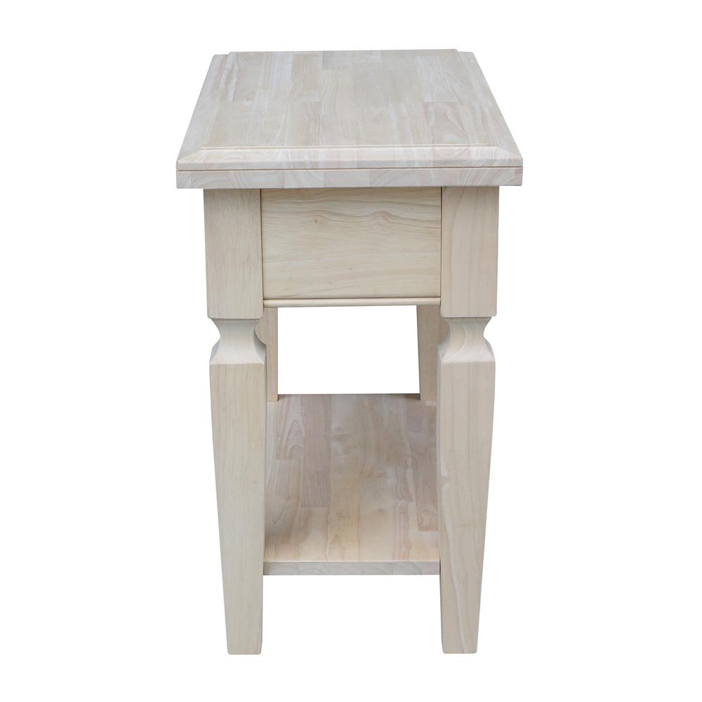 Vista Side Table, Unfinished, Unfinished