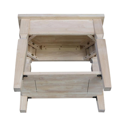 Vista Side Table, Unfinished, Unfinished