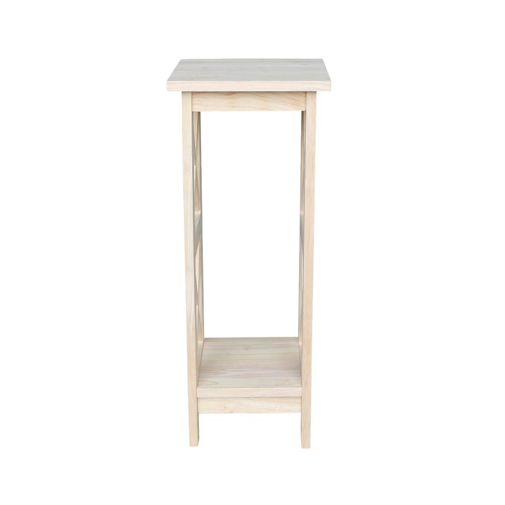 30" X-Sided Plant Stand , Ready to finish