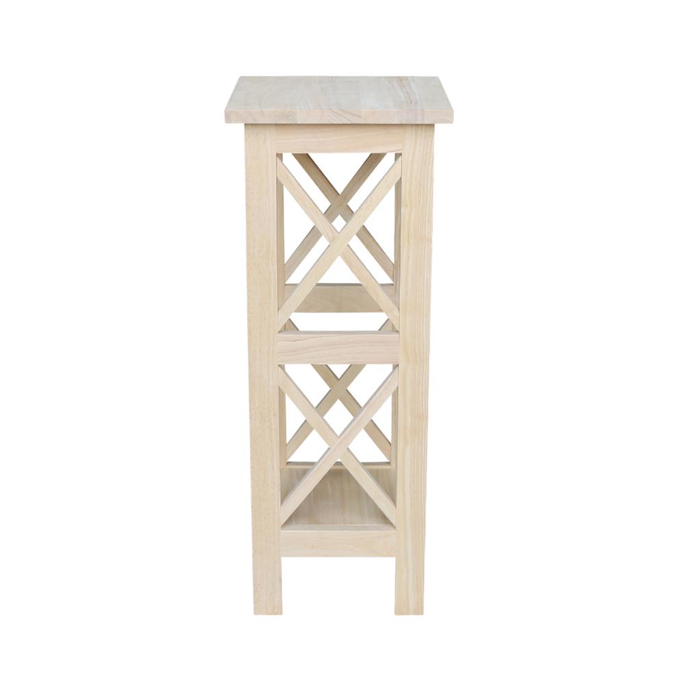 30" X-Sided Plant Stand , Ready to finish