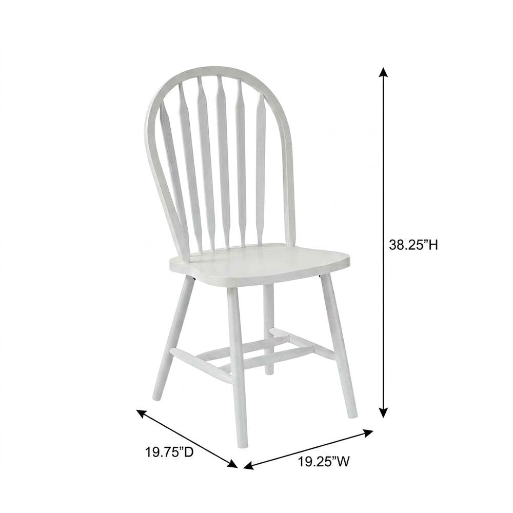 Parawood Windsor Arrowback Dining Chair with Spindle Back for Dining Room