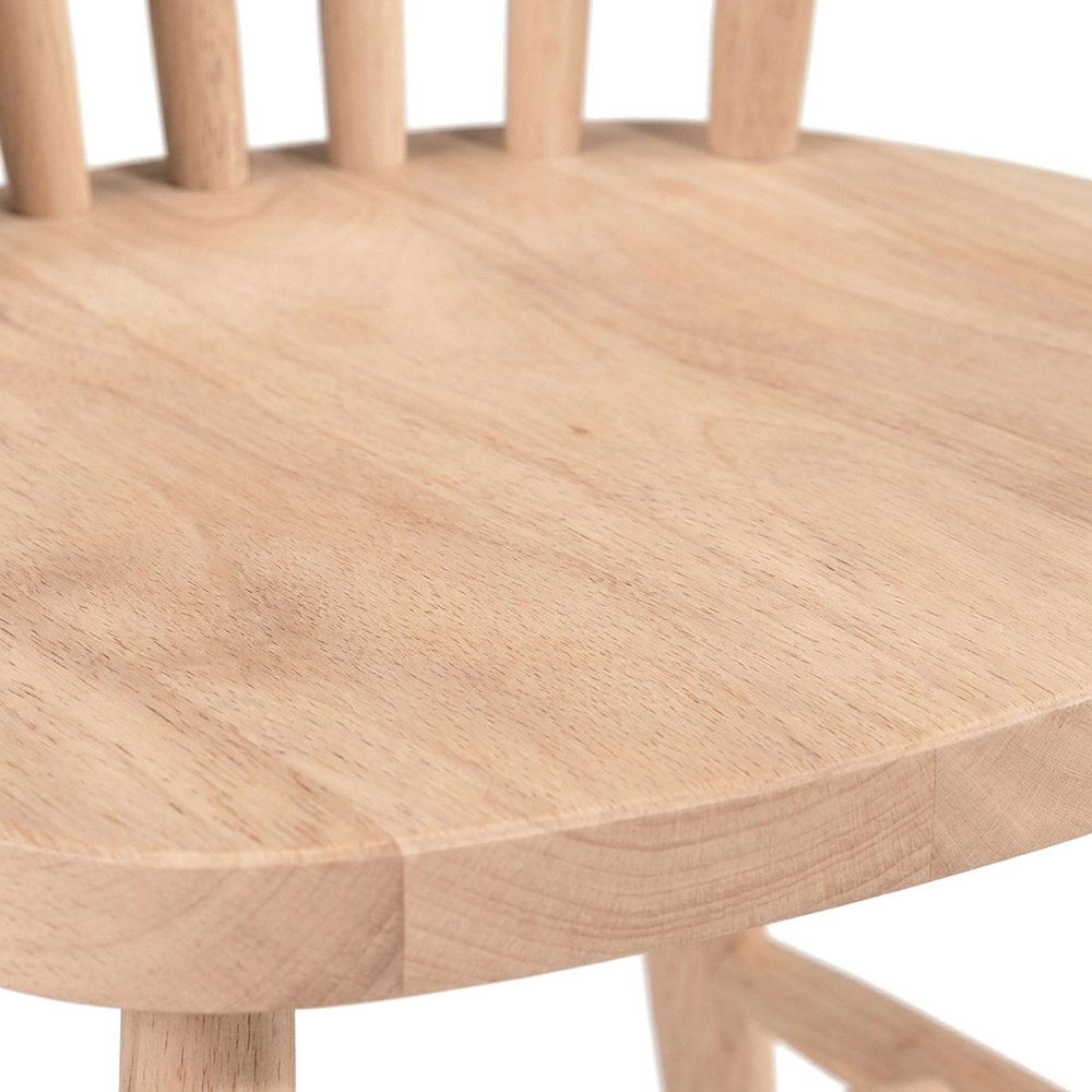 Copenhagen Solid Hardwood Dining Chair, Wooden Kitchen Chair