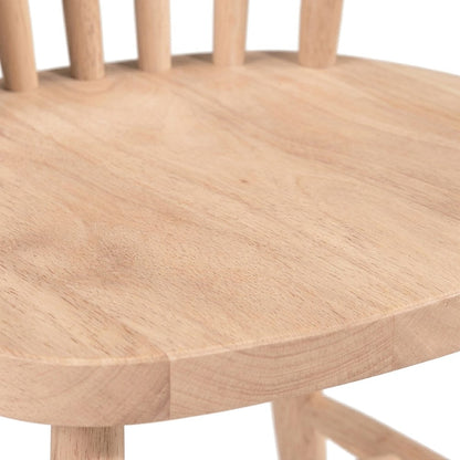 Copenhagen Solid Hardwood Dining Chair, Wooden Kitchen Chair
