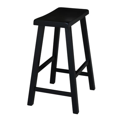 Saddle Seat Stool - 24", Black