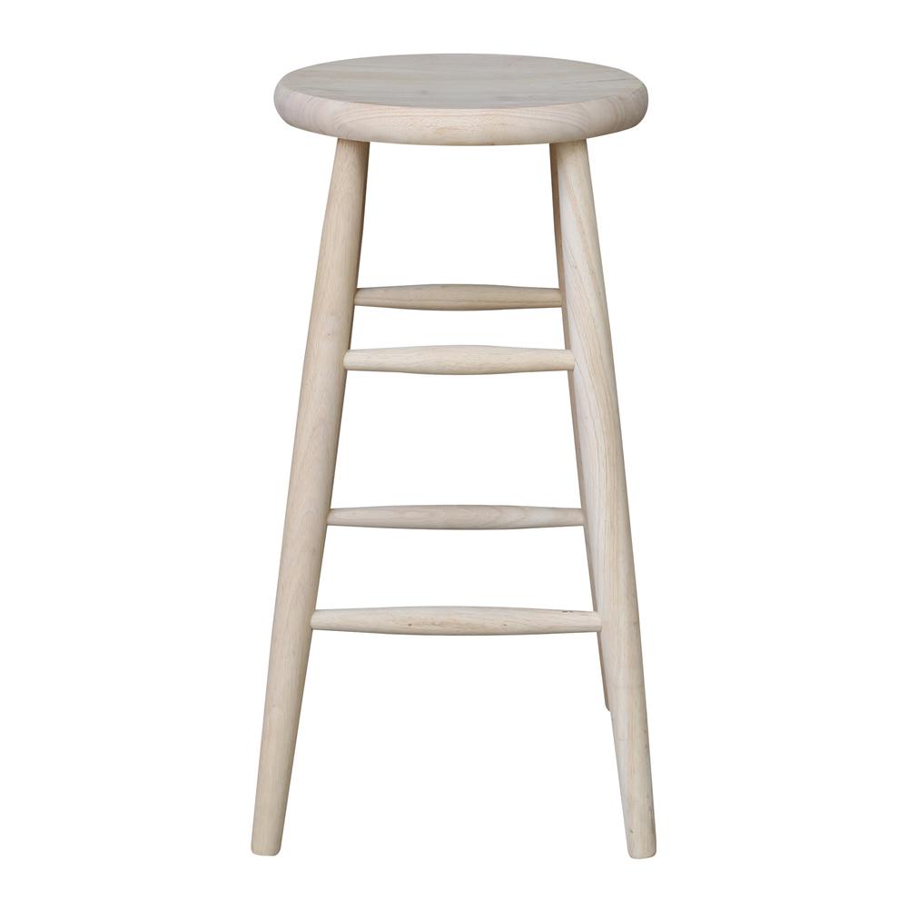 Scooped Seat Stool - 30" Seat Height