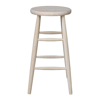 Scooped Seat Stool - 30" Seat Height