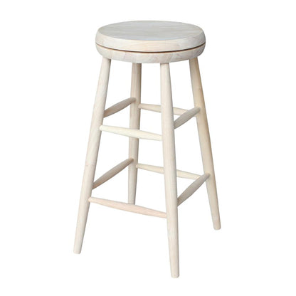Scooped Seat Stool - 30" Seat Height