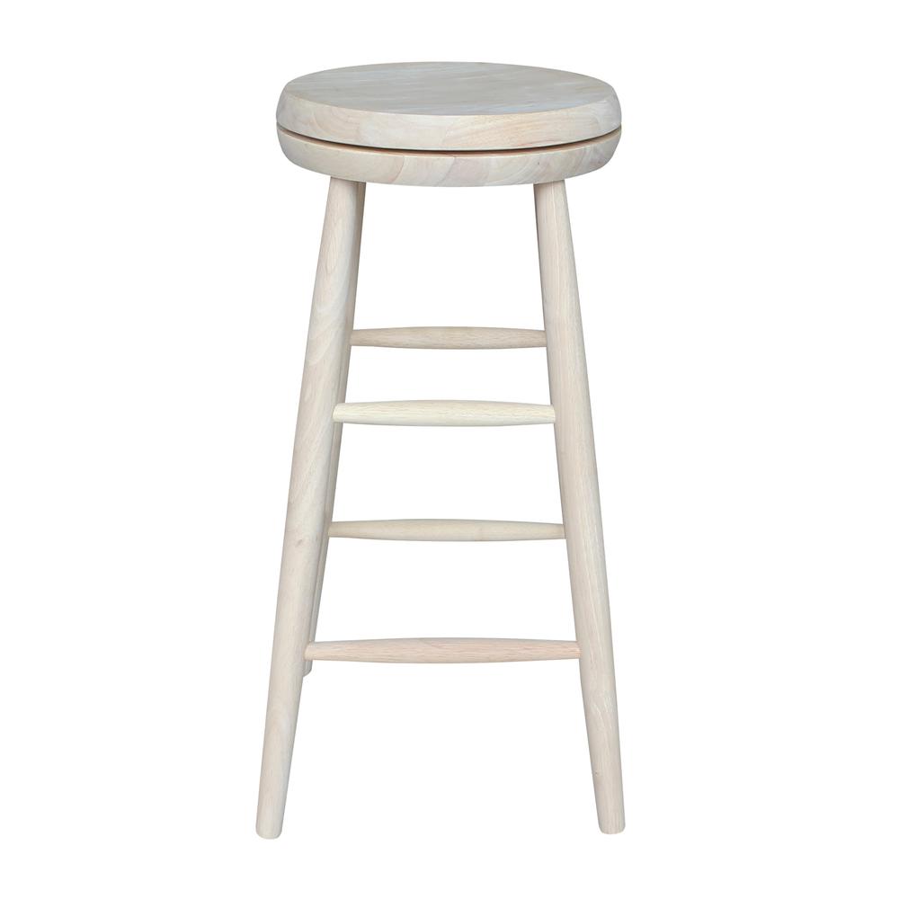 Scooped Seat Stool - 30" Seat Height
