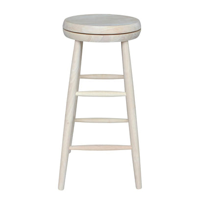 Scooped Seat Stool - 30" Seat Height