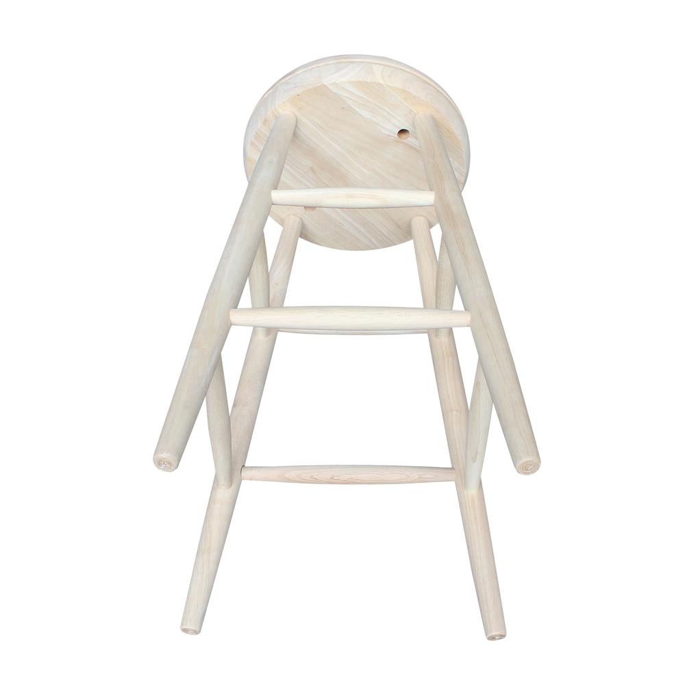 Scooped Seat Stool - 30" Seat Height